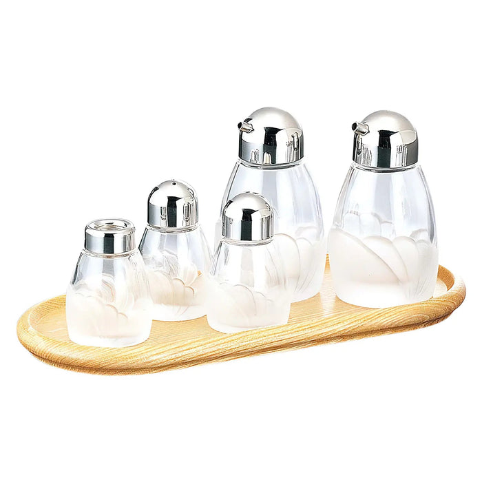 M-Taka Glass Seasonings Cruet Set - Enhance Your Culinary Experience