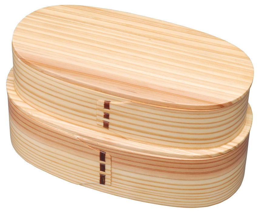 Ruozhao Magewappa 2-Tier Japanese Lunch Box - Natural FH02W