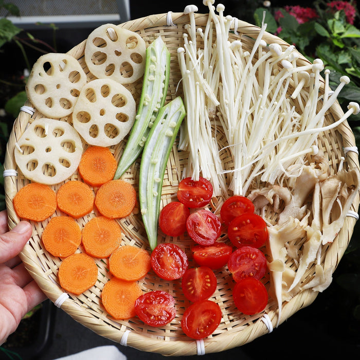 18cm Manyo Soba Bamboo Colander - Efficient Kitchen Tool for Straining