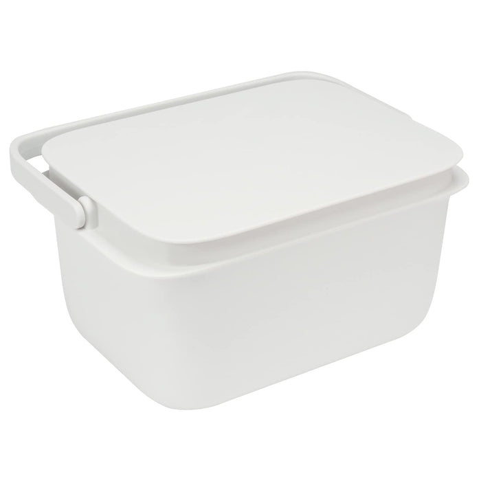 Marna 5L Square Bucket - Live Cleanly White W627W - Made In Japan