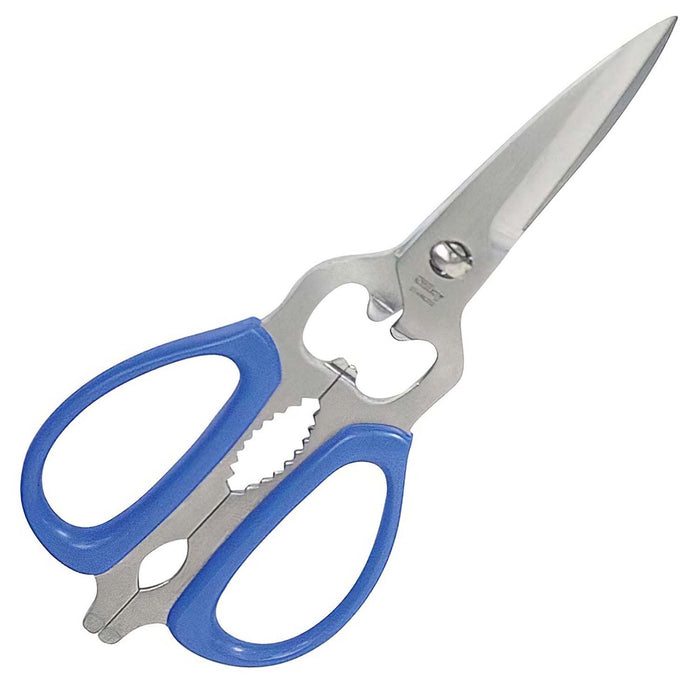 Marusho Stainless Steel Kitchen Scissors - Blue, Durable and Versatile