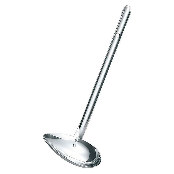 Marutama Left-Handed 90ml Stainless Steel Side-Scoop Ladle