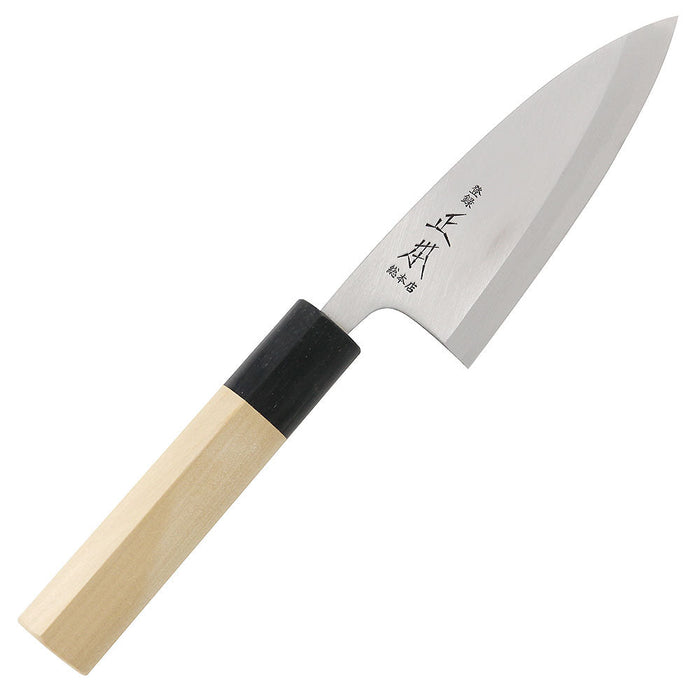 Premium 10.5cm Masamoto Hongasumi Gyokuhaku Steel Deba Knife