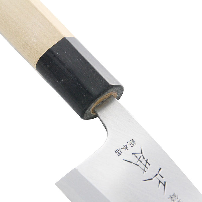 Premium 13.5cm Masamoto Hongasumi Gyokuhaku Steel Deba Knife