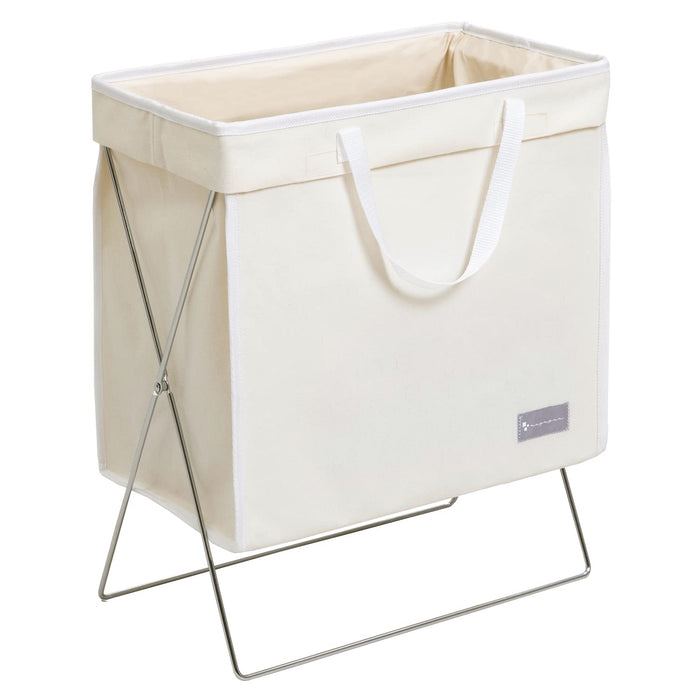 Astro Japan Laundry Basket 860-25 Large White, Easy-Grip, Dustproof & Water Repellent