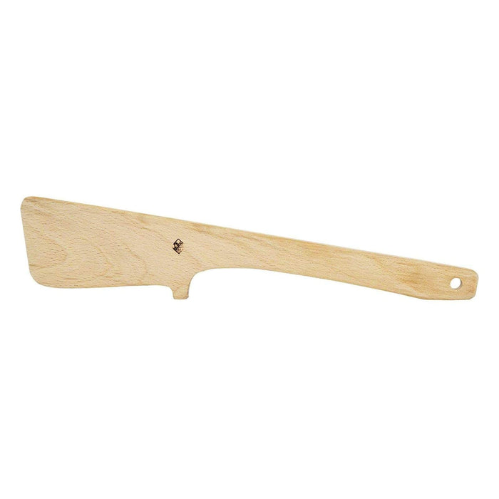 Omoeraku Handcrafted Japanese Beech Wood Spatula - Small and Stylish