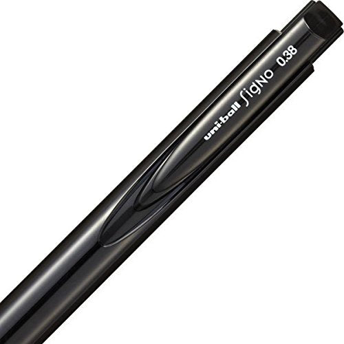 Mitsubishi Pencil Gel Ballpoint Pen - Uni-Ball Signo Rt1 0.38 Black - Japan Umn15538.24