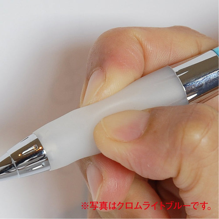 Mitsubishi Pencil Uni Alpha Gel 0.5 Chrome Light Blue Mechanical Pen