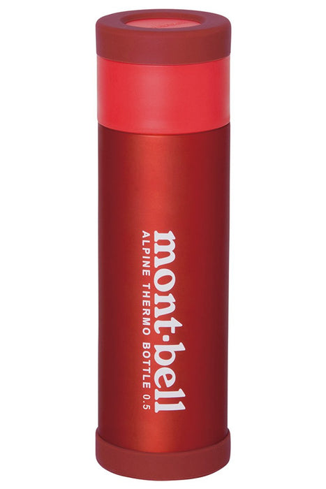 Mont-Bell 0.5L Red Alpine Thermo Bottle - Japan 1124617