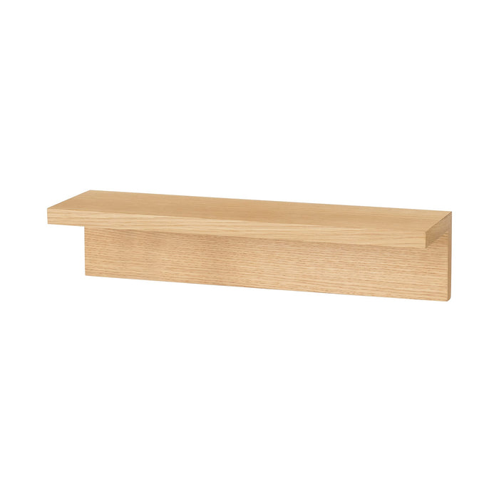 Mujirushi Ryohin Oak Wood Wall Shelf - 44x12x10cm - Made in Japan