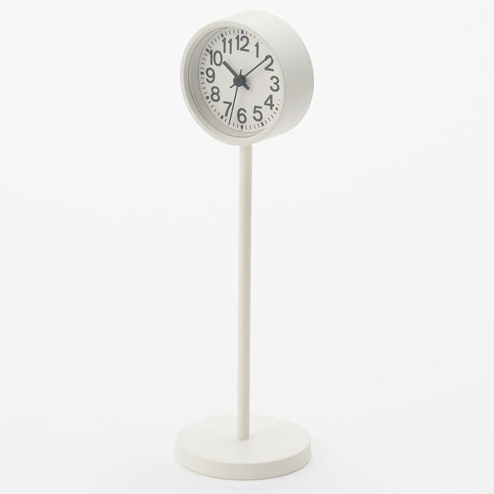 Mujirushi Ryohin Mini White Park Clock - MJ-PCM2 44275740 - 55x55x182mm