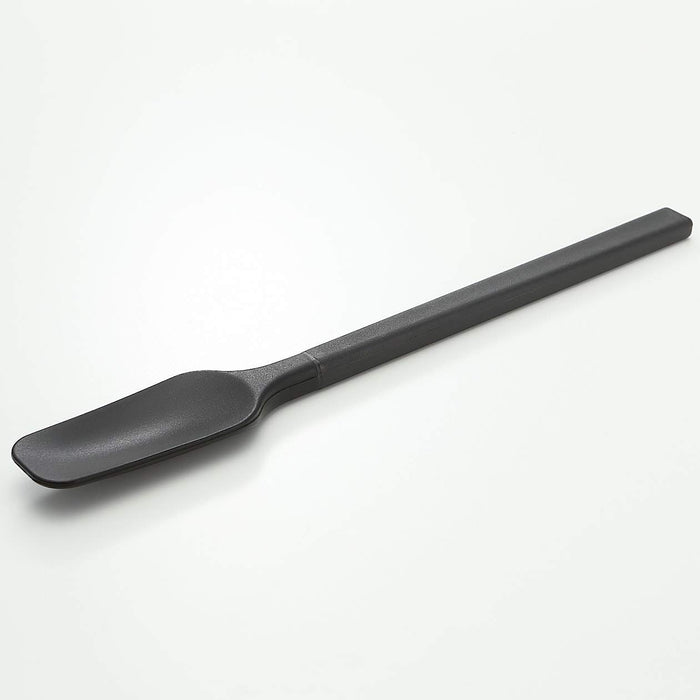 Mujirushi Ryohin 19Cm Black Silicone Jam Spoon - Made In Japan