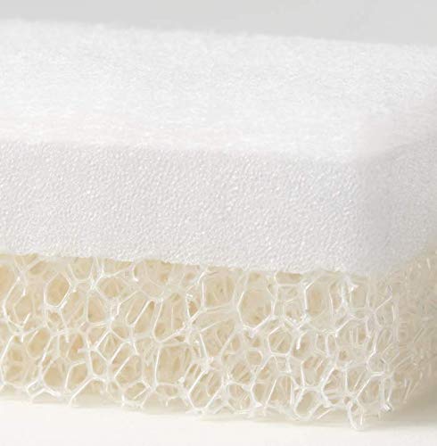 Muji 3-Layer Foam Sponge Set - 3Pcs, 6x12x3.5cm - Japan's Popular Classic