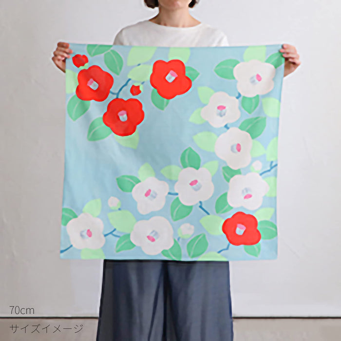 Musubi Furoshiki 70 公分 - 來自日本 Ichikoshi 的高級紫色 Kodaimurasaki