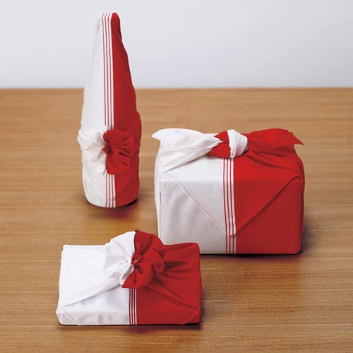 Musubi Furoshiki 50 Hare Red Japanese Wrapping Cloth 50Cm Cotton