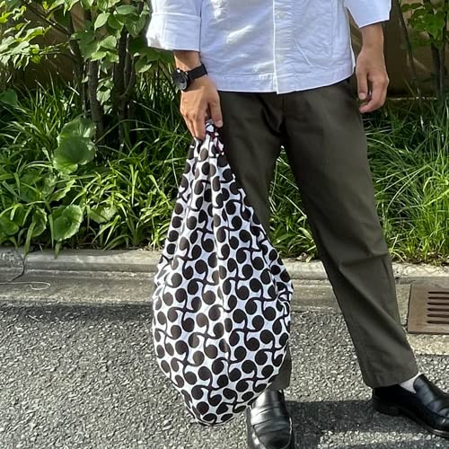 Musubi Furoshiki 3 向 Isa 图案双面发芽紫蓝色 104 厘米棉 - 日本