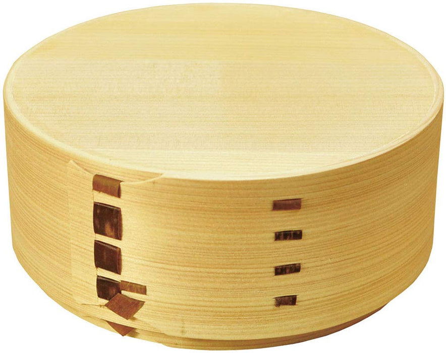 Yamaco Na-Mo Hinoki Magewappa Bento Box - Yellow Japan 20X8.5X5.8