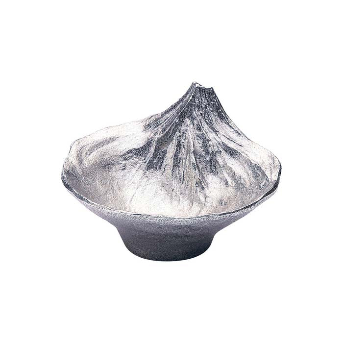 Nagae Gingado Tin Mount Fuji Sake Cup - Authentic Japanese Craftsmanship for a Memorable Sake Experience