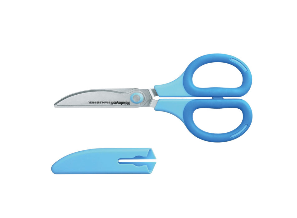 Nakabayashi Japan Hikigiri Blue Scissors - Craftsman Supervised Seki Priority - Nh-Hs175B