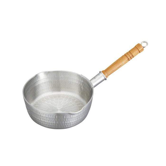 Nakao 18cm Wide Yukihira Saucepan - Premium Aluminum Bottom for Optimal Cooking