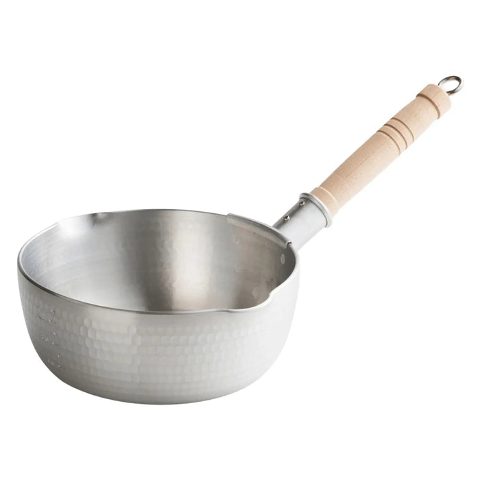 Nakao Aluminium Yukihira Saucepan 24cm - Premium Quality 3.0mm Thick - Made in Japan