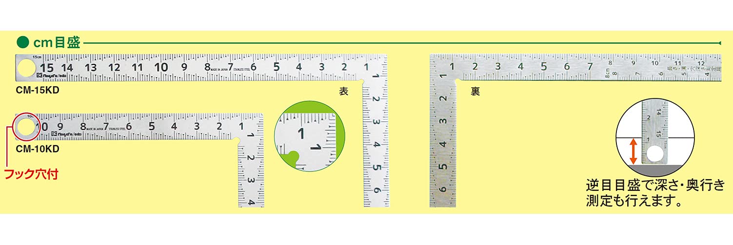 Niigata Seiki Mini Kaidan Scale - 10cm, CM-10KD