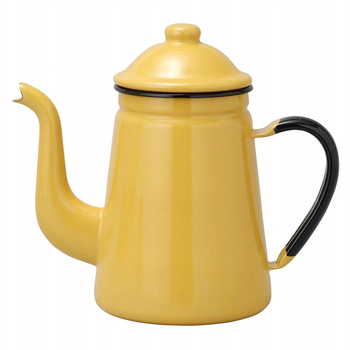 Noda Horo Enamel Coffee Pot #11 - Camel Stylish and Functional Kitchenware