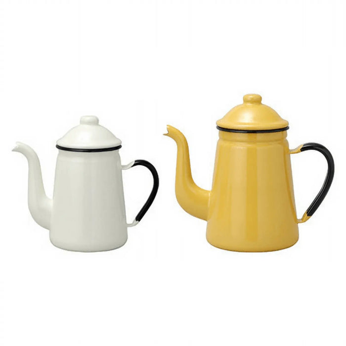 Noda Horo Enamel Coffee Pot #11 - Camel Stylish and Functional Kitchenware