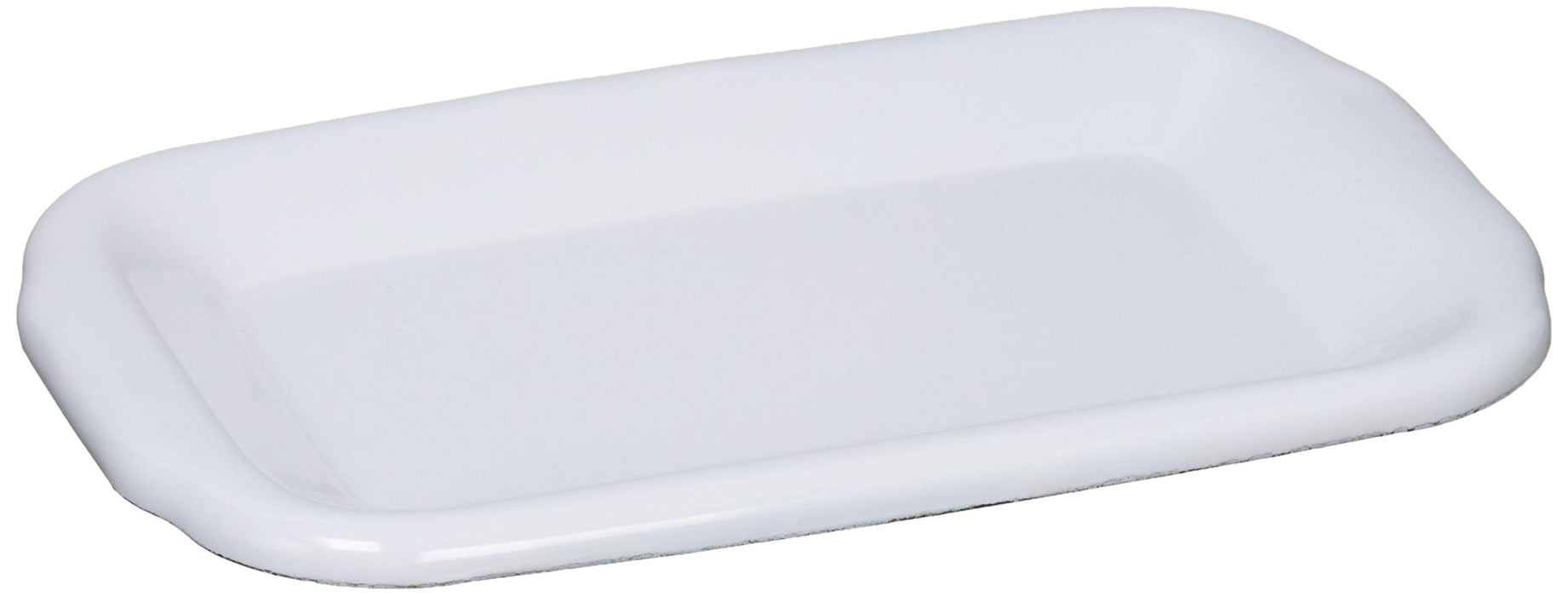 Noda Horo White Enamel Lid for Rectangular Deep S - Made in Japan