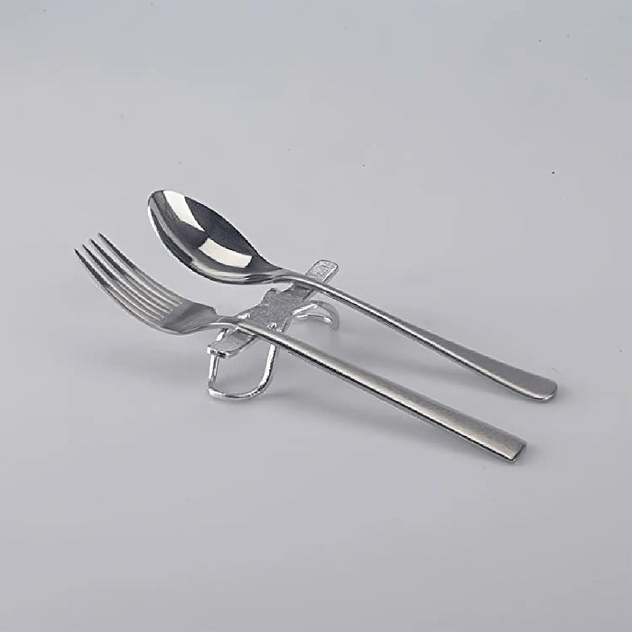 Hand-Crafted Tinware Hachi 8 Cutlery Rests - Set of 2 by Nousaku