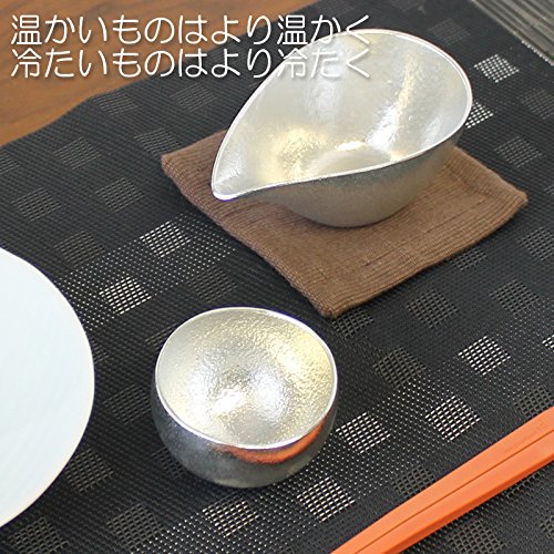 日本制造 Can Do Nousaku Kuzushi Yure 小酒杯 - H4.5Cm φ6.6Cm，70Cc 锡罐