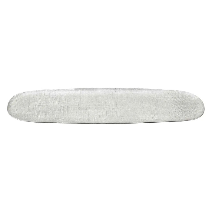 Nunome Long Plate by Nousaku Tinware Premium Quality Tableware for Elegant Dining