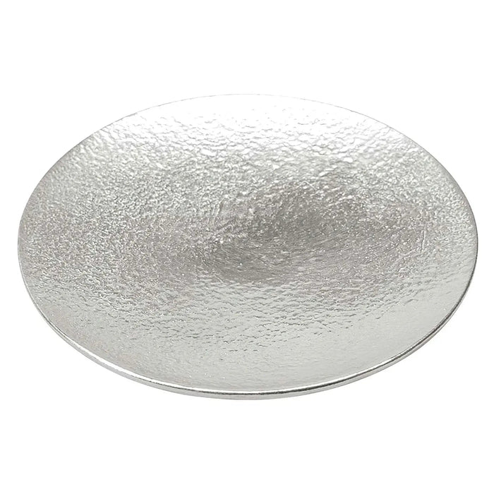 Nousaku Tinware Small Plate Maru - Exquisite and Functional Tableware for Every Occasion