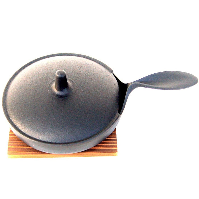 Ogasawara Rikucho Japan Nanbu Tekki Mini Frying Pan - Lid Included