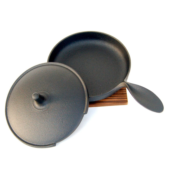 Ogasawara Rikucho Japan Nanbu Tekki Mini Frying Pan - Lid Included