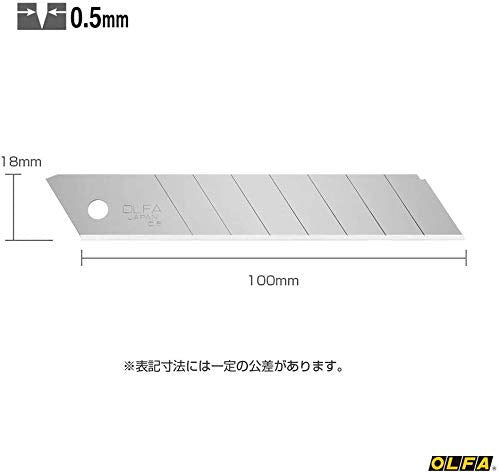 Olfa LBL10K 左手备用刀片 (大) 10 件