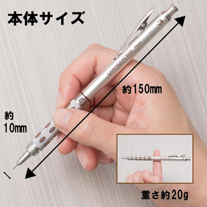 Pentel Graph Gear 1000 0.3mm Mechanical Pencil - Japanese Made