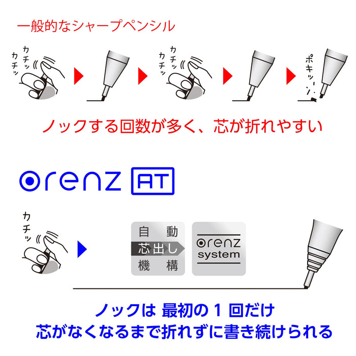 高級 Pentel Olens 0.5 毫米自動鉛筆 - 深藍色 XPP2005-C