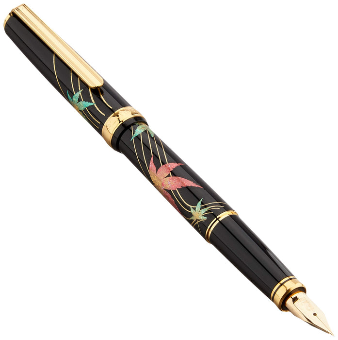 Platinum Fountain Pen Biko Modern Maki-E Japan Autumn Leaves Fine Point