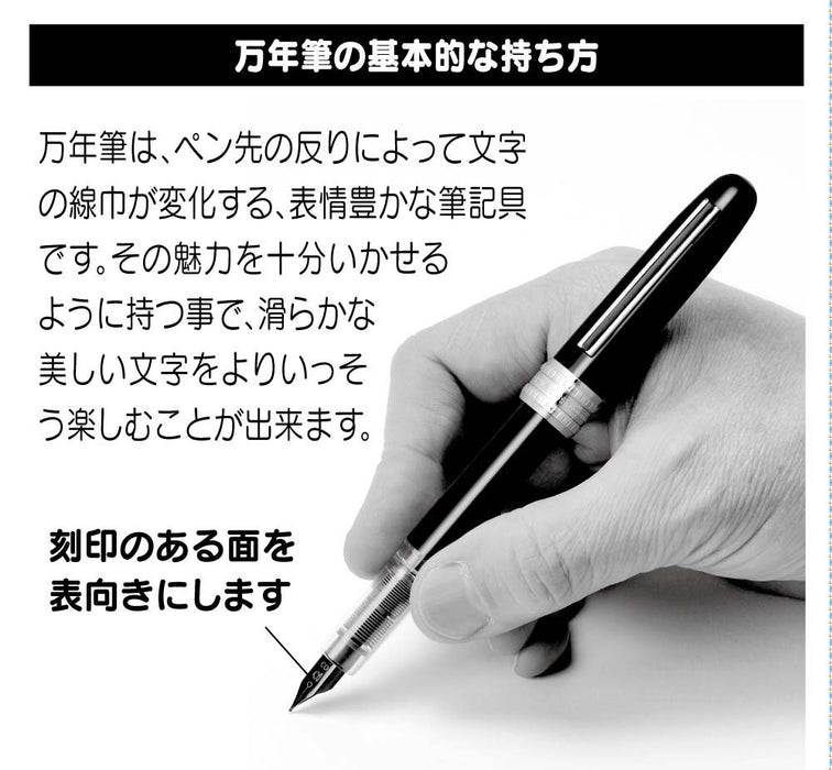 Platinum Fountain Pen Plaisir Black Pgb-1000#1-2 - Made in Japan