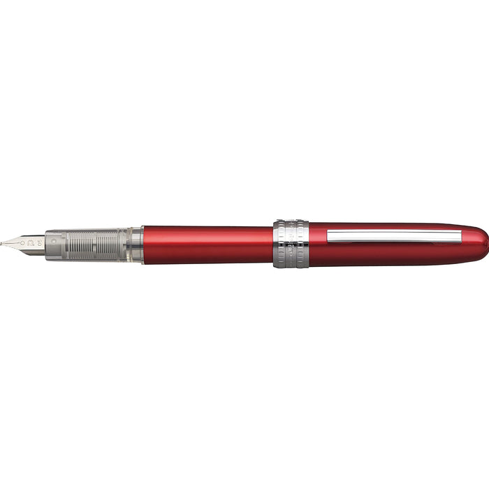 Platinum Fountain Pen Plaisir Red Fine Point Pgb-1000#70-2 Japan