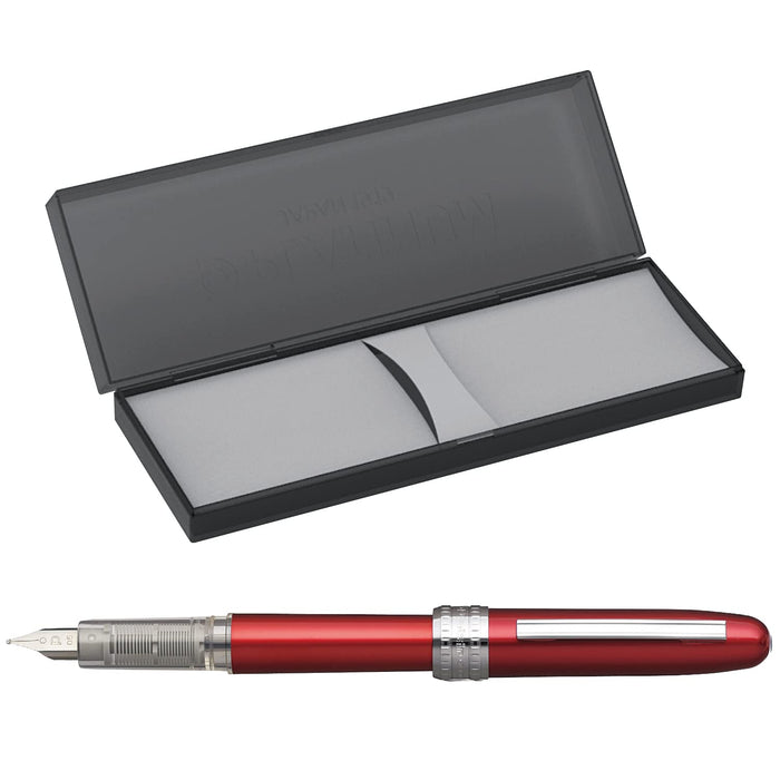 Platinum Fountain Pen Plaisir Red Fine Point Pgb-1000#70-2 Japan