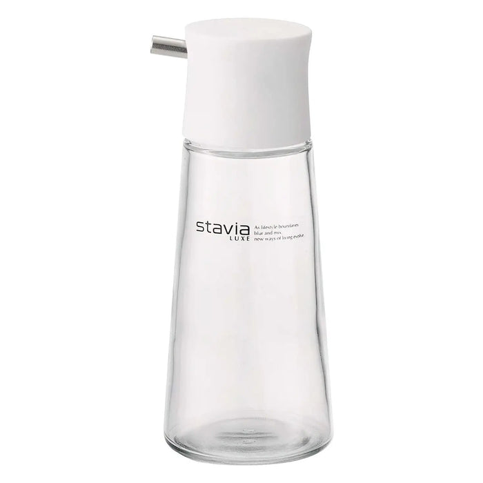 Risu Stavia Luxe 140ml Glass Soy Sauce Cruet - White