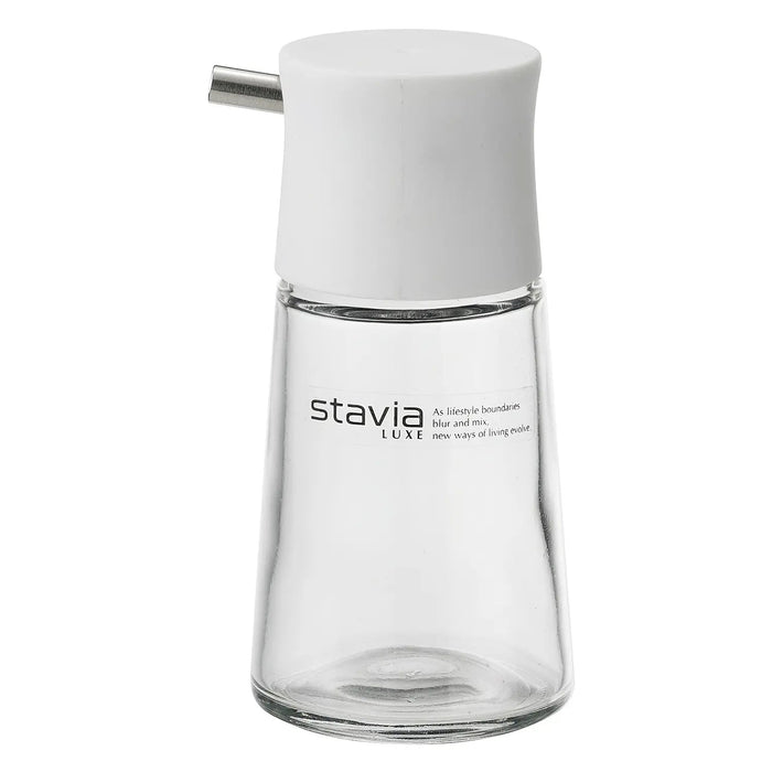 Risu Stavia Luxe 80ml Glass Soy Sauce Cruet - White