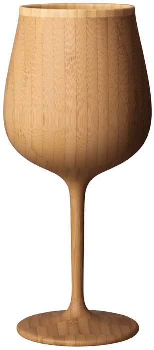 Riveret Japan 380Ml Bamboo Wine Glass - Dishwasher Safe - Brown Rv-118B