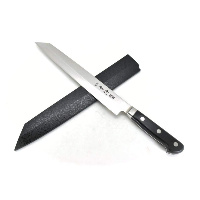 Sakai Takayuki Grand Chef Left-Handed Willow Fog 10.2 Black Saya