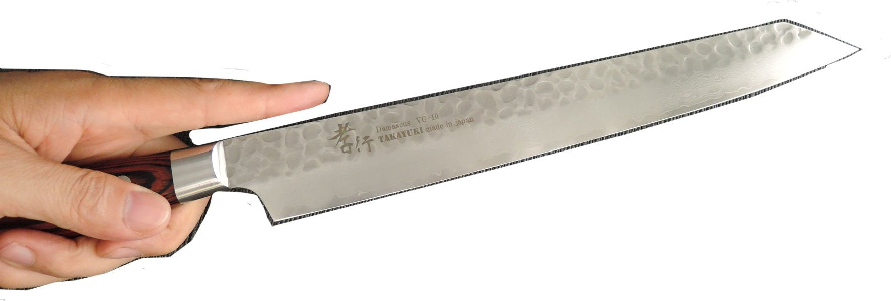 Sakai Takayuki Hammered Damascus 33 Layer Vg-10 270mm Kiritsuke Kengata Sashimi