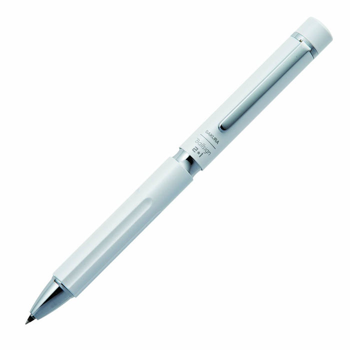 Sakura Crepas Japan 2+1 Premium Multifunctional Pen - Dressy White (Gb2M3004-P#50)