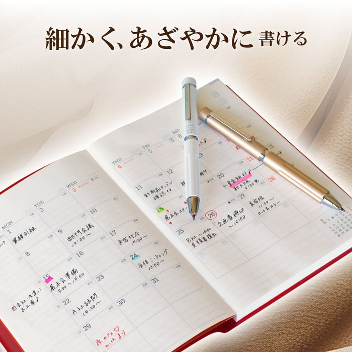 Sakura Crepas Japan 2+1 Premium Multifunctional Pen - Dressy White (Gb2M3004-P#50)