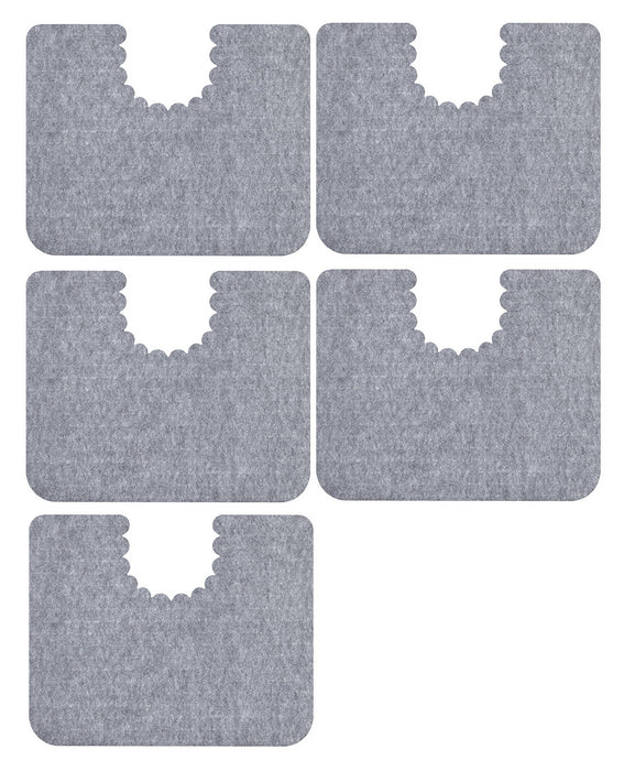 Sanko Mitsuba Men's Urinal Mats - 5Pcs Gray Floor Stain Prevention - Japan Made - Kh-16 - 55x44cm